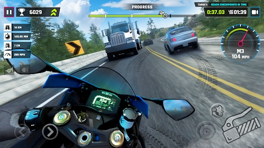 高速摩托模拟器安卓版中文版下载（Highway Traffic Bike Simulator） v0.1.3