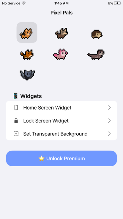 Pixel Pals Widget Pet Game灵动岛电子宠物下载 v2.0.7