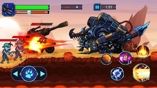 机械恐龙战争游戏内置菜单版下载（Mech Dinosaur War） v1.1.5