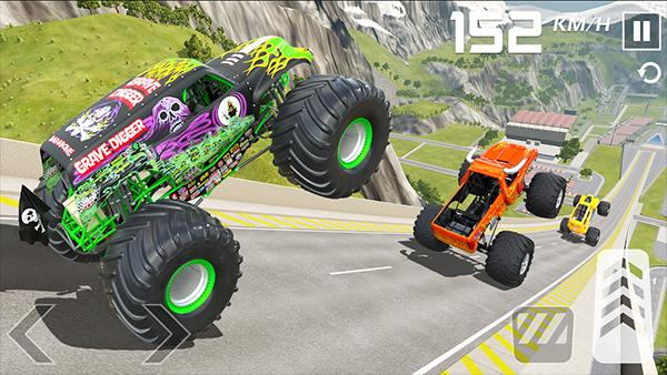 怪物卡车特技汽车手机版最新版（Monster Truck Stunt Car Game） v1.31