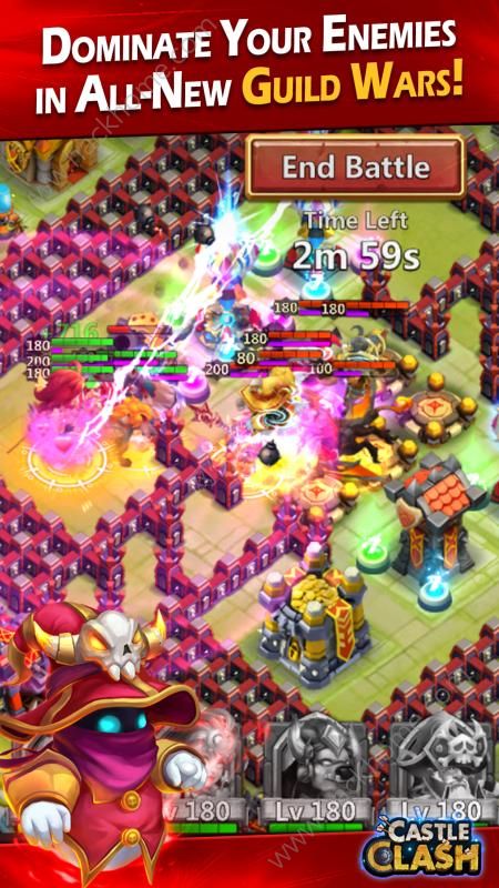 城堡冲突传奇时代手游下载九游版（castle clash） v1.5.2