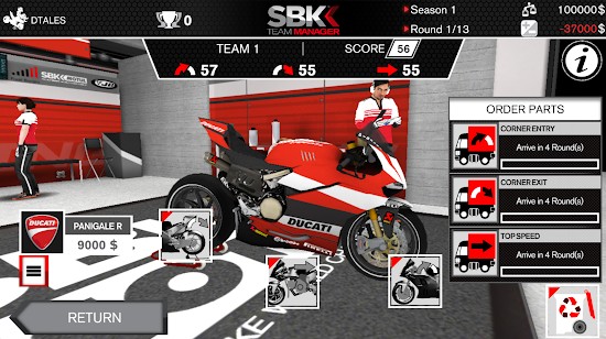 超级摩托车队经理游戏中文汉化版（SBK Team Manager） v1.1.4