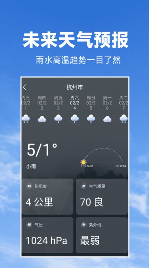 天气预报知软件官方下载 v1.6.8