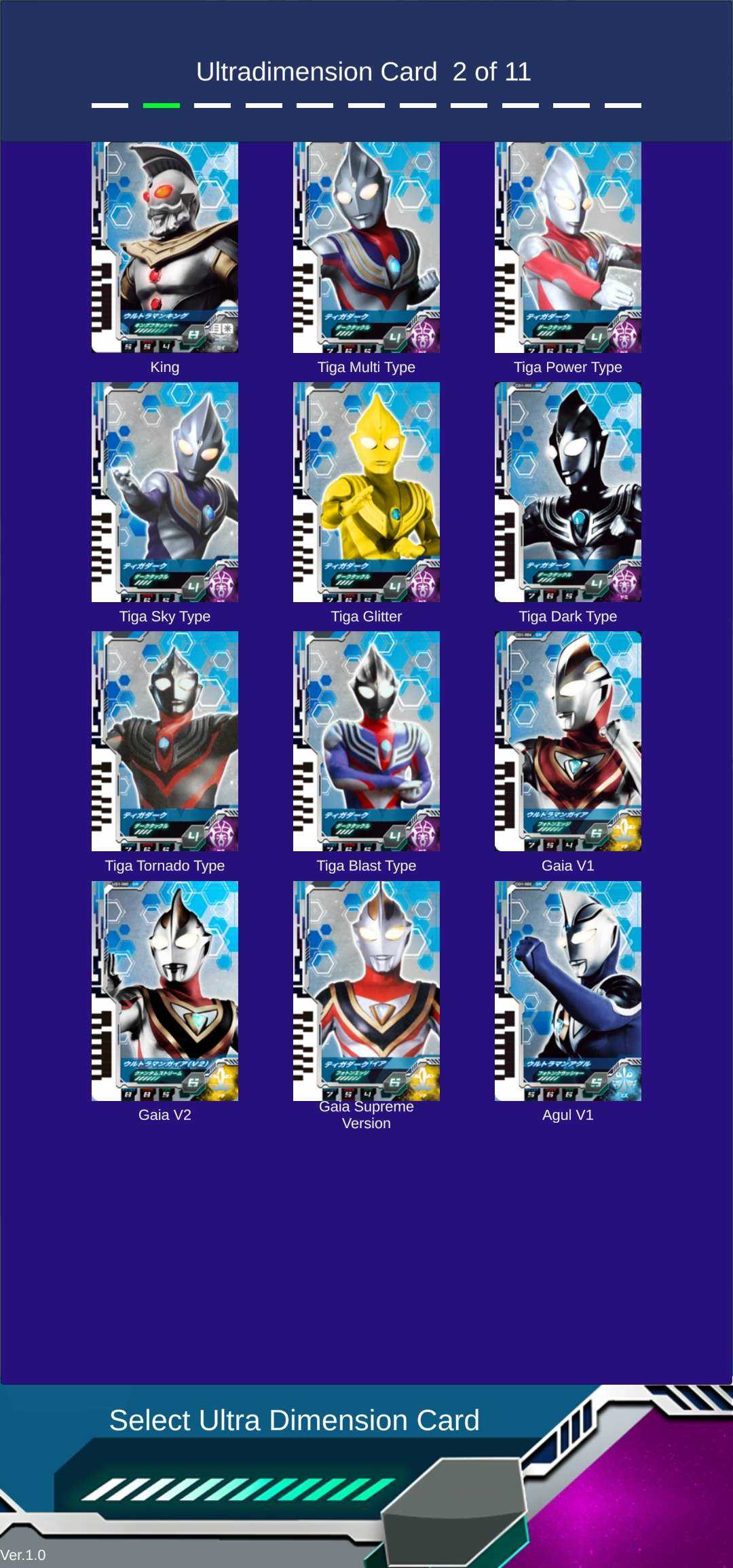 DX ULTRAMAN DECKER游戏手机版 v1.0