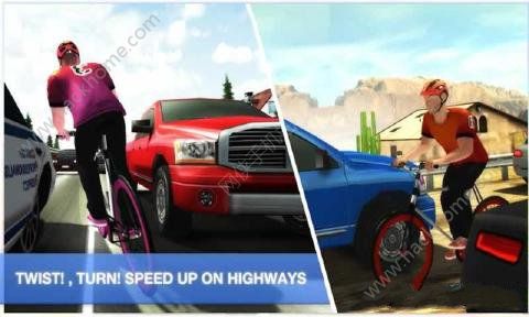 公路自行车安卓游戏中文版下载（Bicycle Highway Rider） v1.2