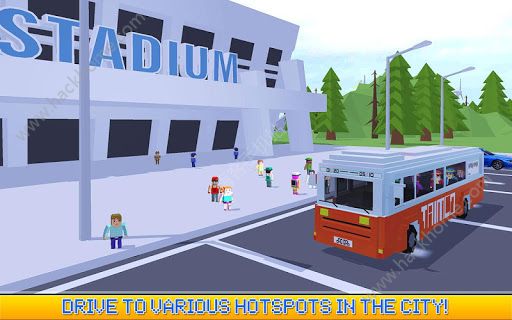 块状城市客车司机中文安卓版（Blocky City Bus Driver SIM） v1.2