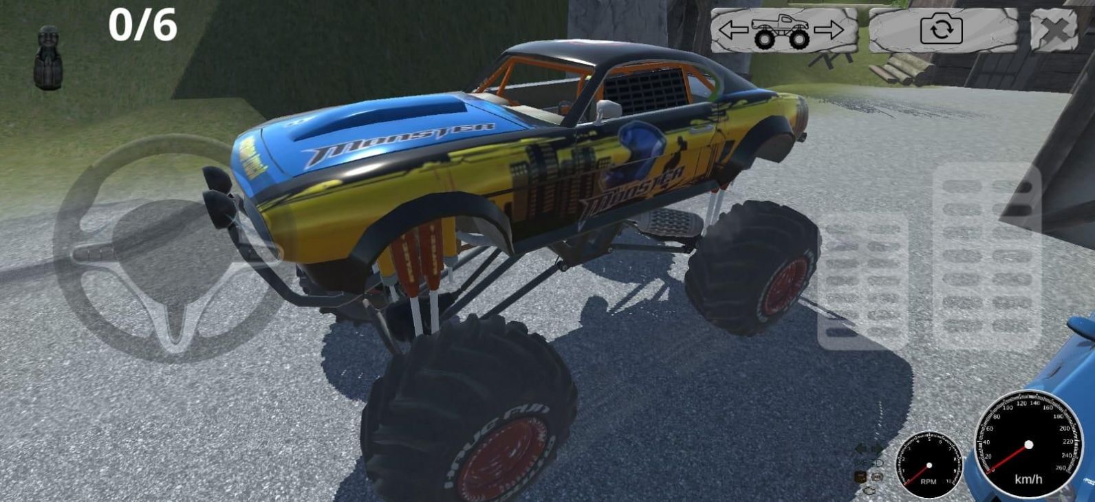 岛上的怪物卡车游戏手机版（Monster Truck On The Island） v1.0