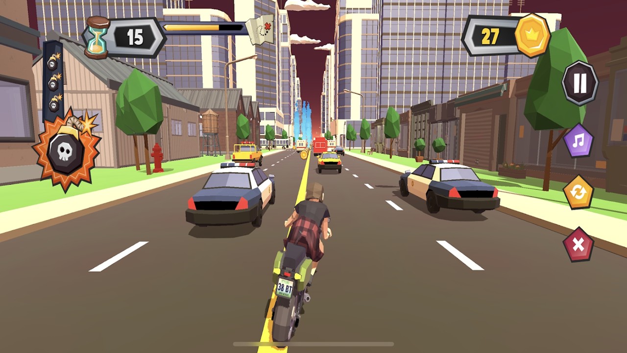 混乱交通摩托车骑士游戏最新安卓版（Chaos Traffic Motorbike Rider） v1.0