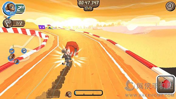 超级猩猩飞车官网安卓版(Super Nitro Chimp) v1.0