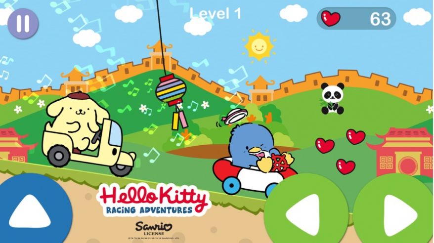 抖音上的hello kitty开车游戏官方版图片2