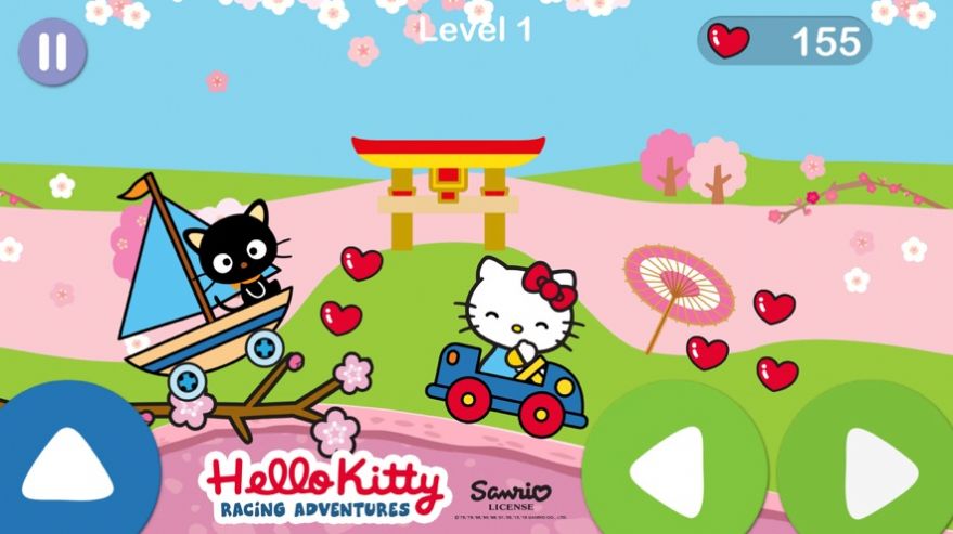 抖音上的hello kitty开车游戏官方版图片1