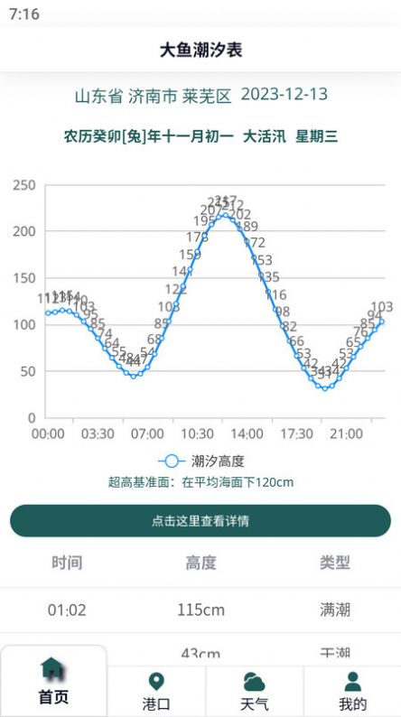 大鱼潮汐表官方手机版下载 v1.0.1