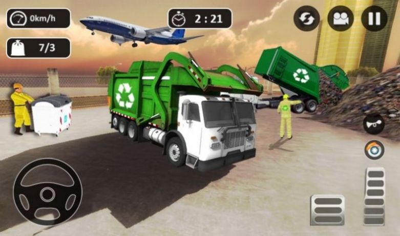 垃圾车行驶游戏中文安卓版（Garbage Trash Truck Driving） v5.0