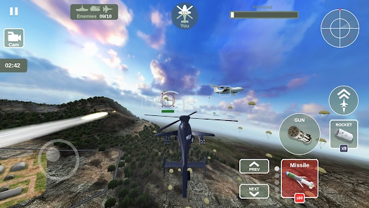 直升机模拟器天空战争安卓中文版下载（Helicopter Simulator Warfare）图片1