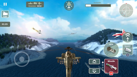 直升机模拟器天空战争安卓中文版下载（Helicopter Simulator Warfare） v3.7.5